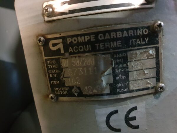 Pump Garbarino MU50/200 2