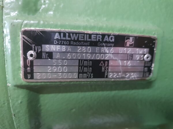 Pump Allweiler Sufba 280ER46U12 1w1 1