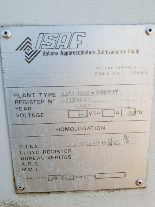 Compressor set ISAF ASPB1000 6