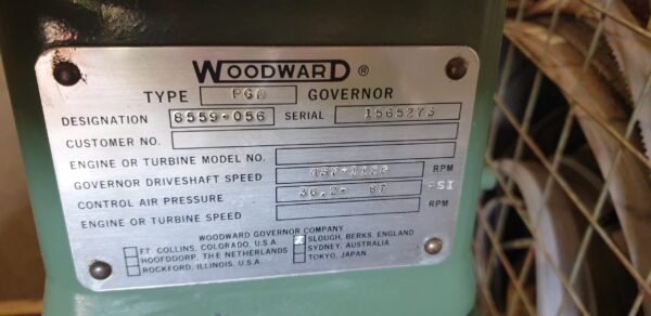 Governor Woodward PGA 8559-056