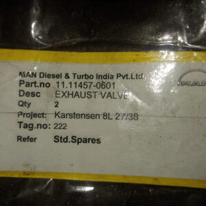 Exhaust Valve MAN L27/38