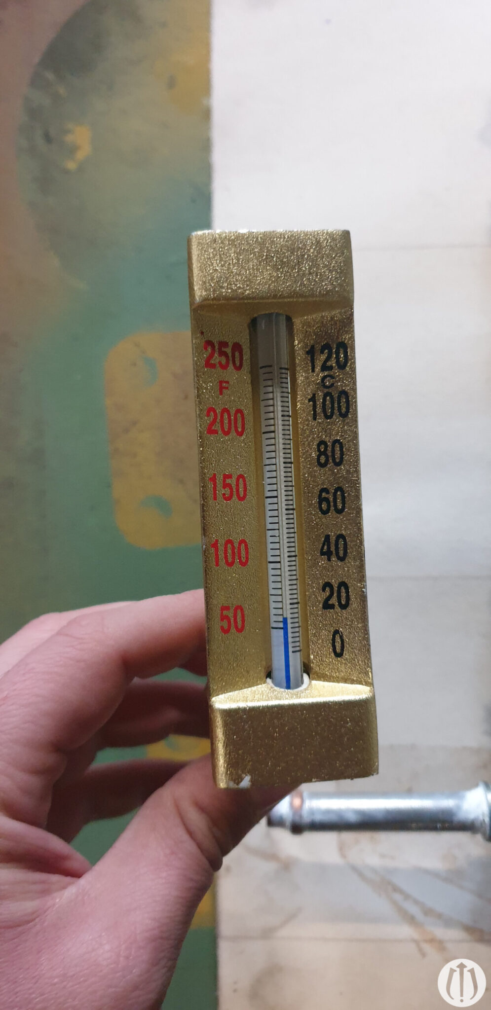 Thermometer Sika angular 0120°C (110/100mm) Type 175B Posejdon
