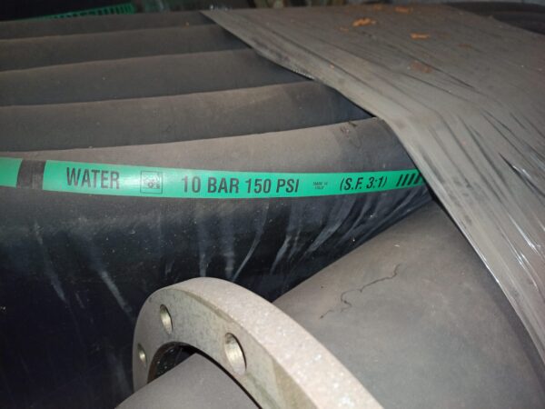 Water hose with flange DN250