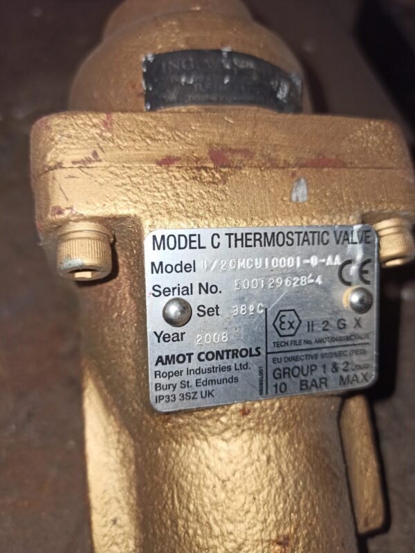 Amot Thermostatic valve model C I 20MCUI0001-0-AA