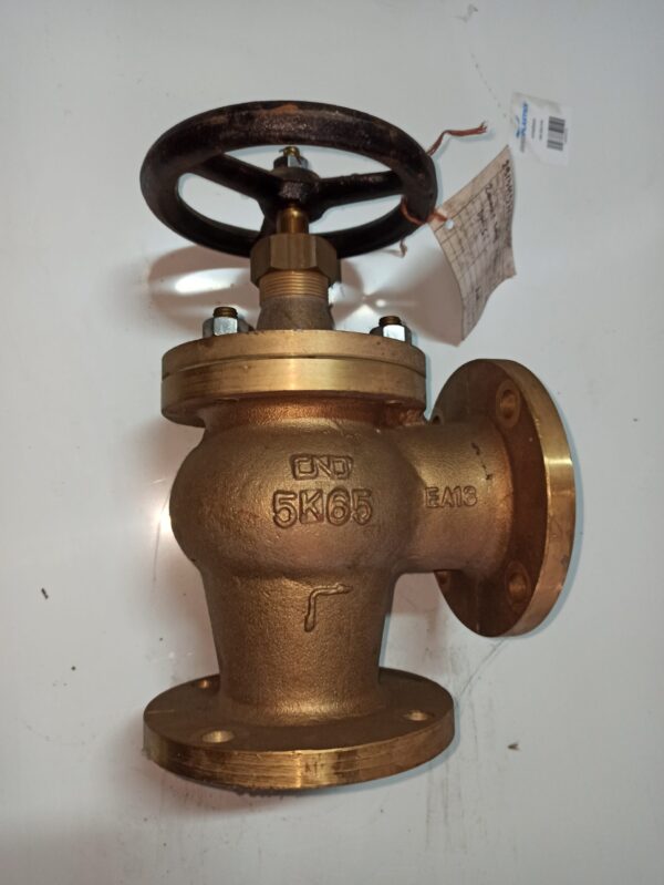 CNJ Shut-off angle valve DN65 Bronze