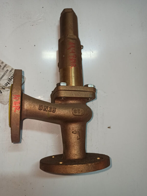 Gopfert AG safety angle valve DN25 Bronze