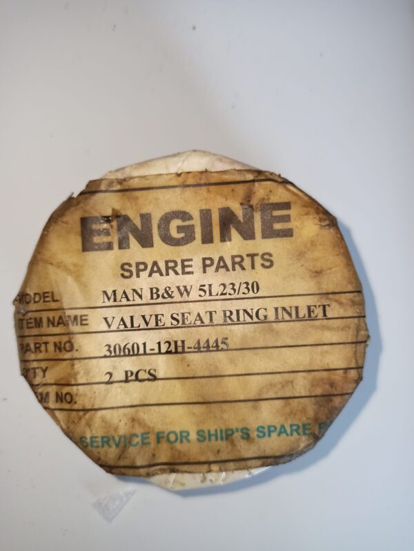 MAN 5L23/30 valve seat ring inlet