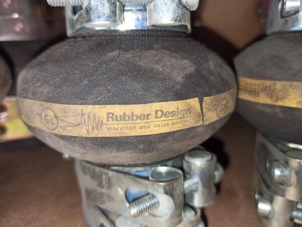 Rubber design damper Pmax. 4Bar