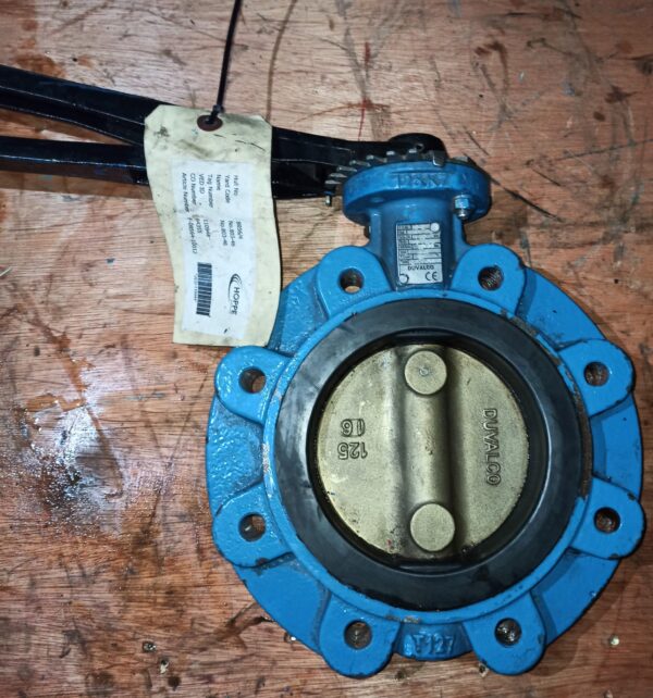 Duvalco Butterfly Valve DN125 Hand Operated