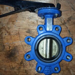 Perlwitz Butterfly Valve DN80 With Threaded Holes