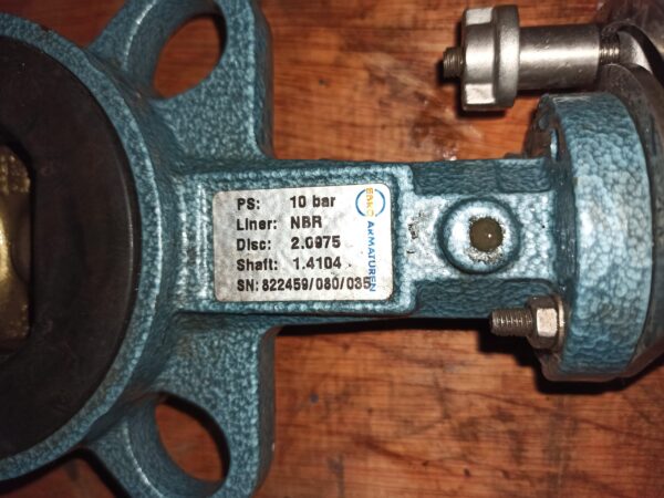 Ebro Butterfly Valve DN50 Hand Operated 1