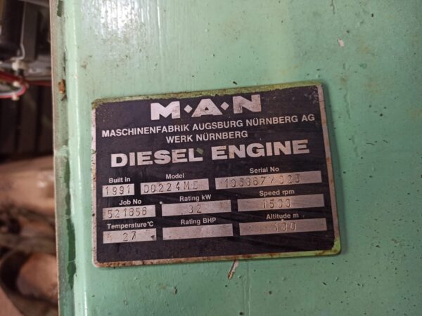 Generator Set MAN D0224ME STAMFORD UCM224C23