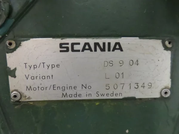 SCANIA DS9-04 L01 - COMPLETE DIESEL ENGINE