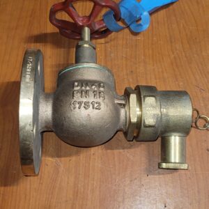 Marine Straight Fire Hydrant Valve DN40 PN16 with Hose Coupling and Cap