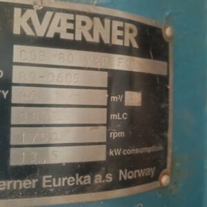 KVAERNER EUREKA CGB 80 V48 CENTRIFUGAL PUMP – 86 m³/h, 35 m HEAD