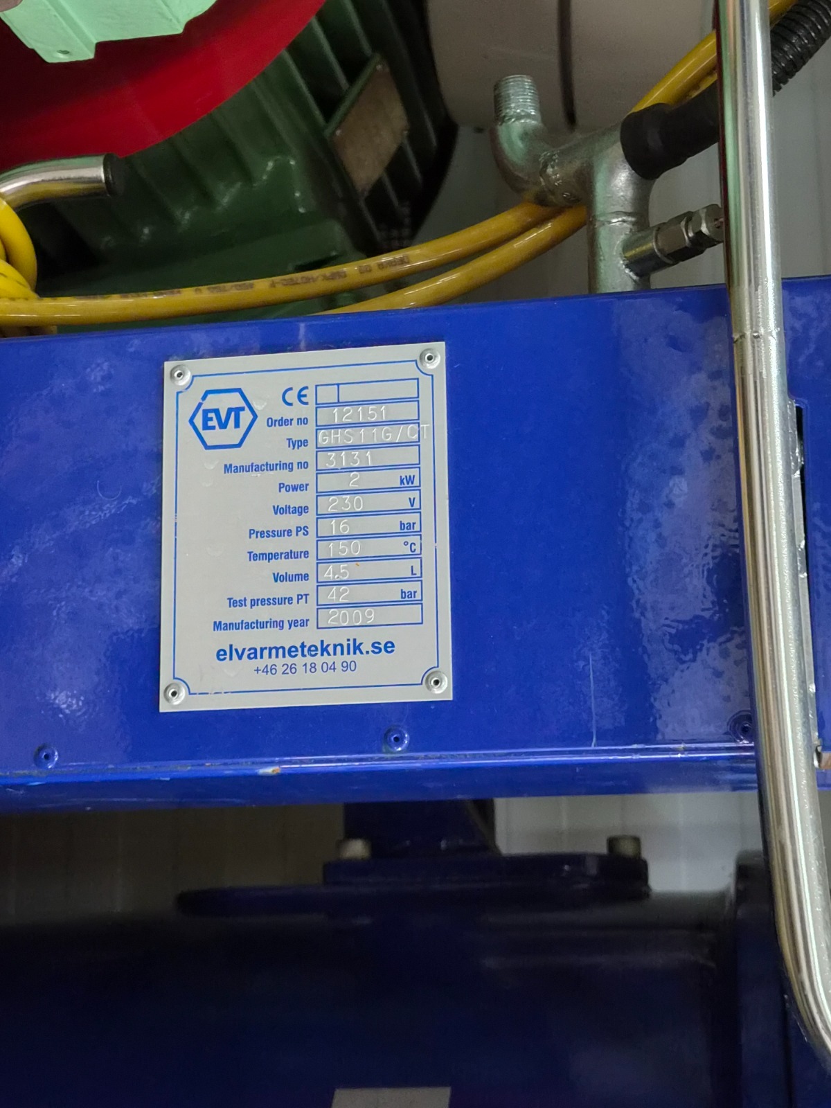 ALFA LAVAL Centrifugal Separator with Nishishiba 11 kW Motor and EVT Heater – 50 Hz - Image 3